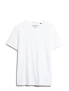Raw Edge Slub T Shirt White Superdry