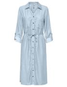 Onlcharis Life Ls Bel Shirt Dress Cc Wvn Blue ONLY