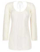 Crochet Ls Dress Beige Hunkemöller