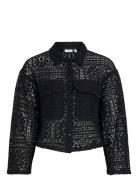 Vimerinda Crochet L/S Cardigan/Bfs Black Vila