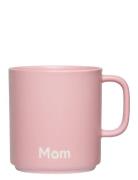 Favourite Cup With Handle Pink Design Letters