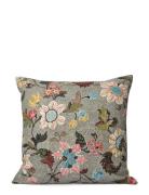 Cushion Cover Flower Linen, 50X50Cm Patterned Ceannis
