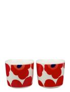 Unikko C.cup 2Pcs W/Out H Patterned Marimekko Home