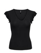 Onlbelia Cap Sleeve Top Jrs Noos Black ONLY