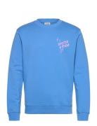 Regular Fit Left Chest Logo Sweatshirt Blue Scotch & Soda