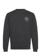 Regular Fit Front And Back Artwork Sweatshirt Black Scotch & Soda