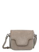Suede Veg Iris Braid Bag Grey Becksöndergaard