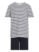 S/S Jersey Pj Set Navy Tommy Hilfiger