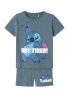 Nmmarush Stitch Nreg Ss Nightset Wdi Blue Name It