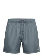 Teal Shorties Grey Pockies