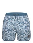 Roskopp Voodoo Room Swimshort Blue Santa Cruz