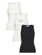 3 Pack Tank Top White H2O Fagerholt