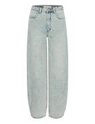 Gzasher Hw Barrel Jeans Blue Gestuz