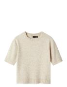 Nlflodet Ss Short Knit Cream LMTD