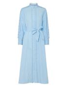 Yasyamina Ls Long Shirt Dress S. Blue YAS