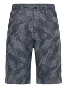 Camo Monogram Jeans Shorts Blue Daily Paper