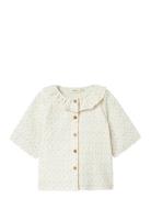 Nmfhailey Ss Loose Shirt Lil Cream Lil'Atelier