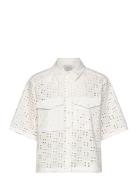 Dante6-Toddy Broderie Anglaise Shirt White Dante6