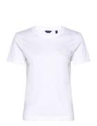 Reg Tonal Shield Ss T-Shirt White GANT