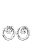 The Seashell Coil Studs- Silver Silver LUV AJ