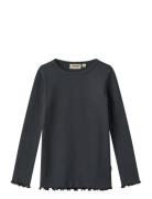 T-Shirt L/S Ida Navy Wheat