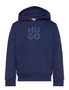 Hooded Sweatshirt Navy Hugo Kids
