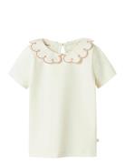 Nmffundo Ss Slim Top Lil Cream Lil'Atelier