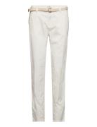 Chinos With A Braided Belt White Esprit Casual