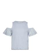 Cut-Out T-Shirt Blue Mango