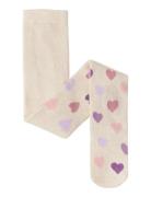 Fintstrikkede Strømpebukser Beige Lindex