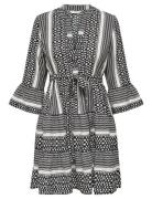 Onlathena Life 3/4 Short Dress Wvn Noos Black ONLY