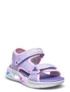 Girls Sola Glow Sandal Purple Skechers