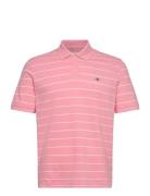 Striped Ss Polo Pink GANT