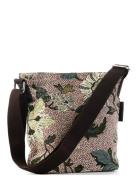 Small Shoulder Bag Flower Linen Pink Ceannis
