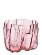 Crackle Vase Pink Kosta Boda