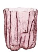 Crackle Vase Pink Kosta Boda