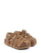 Sandal Suede Cork Brown Mikk-line