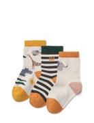 Silas Socks 3-Pack Cream Liewood