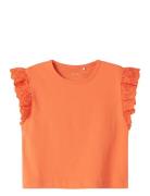 Nmfhrejaine Capsl Short Nreg Top Pb Orange Name It
