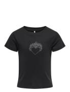 Kogkira Life Ss Blng O-Neck Baby Tee Jrs Black Kids Only