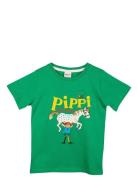 Pippi T-Shirt 2 Green Martinex