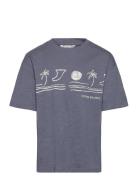 T-Shirt .-- Balance Blue Mango