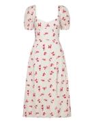 Gillian Midi Dress White Bardot