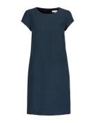 Klara Linen Dress Navy Newhouse