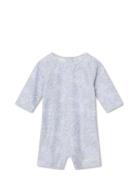 Matgoldie 3/4 Printed Suit. Grs Blue MINI A TURE