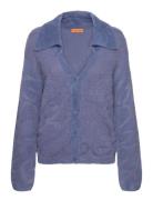 Long Sleeve Cardigan, 2326 Fluffy K Blue STINE GOYA