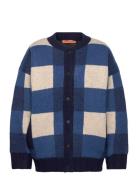 Gingham Check Bomber, 2329 Knit Bom Blue STINE GOYA