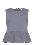 T-Shirt - Peplum Grey Mango