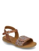 Sandals - Flat - Open Toe - Op Brown ANGULUS