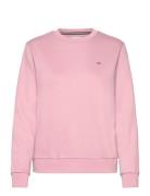 Reg Shield Logo C-Neck Pink GANT